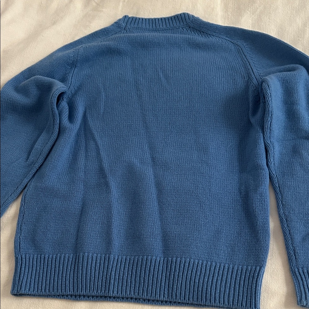 Prada Men's Sky Blue 100% Cashmere Crewneck Sweater - Picture 5 of 5